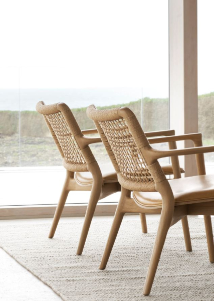 Vipp 488 CABIN Sessel Eiche Camel